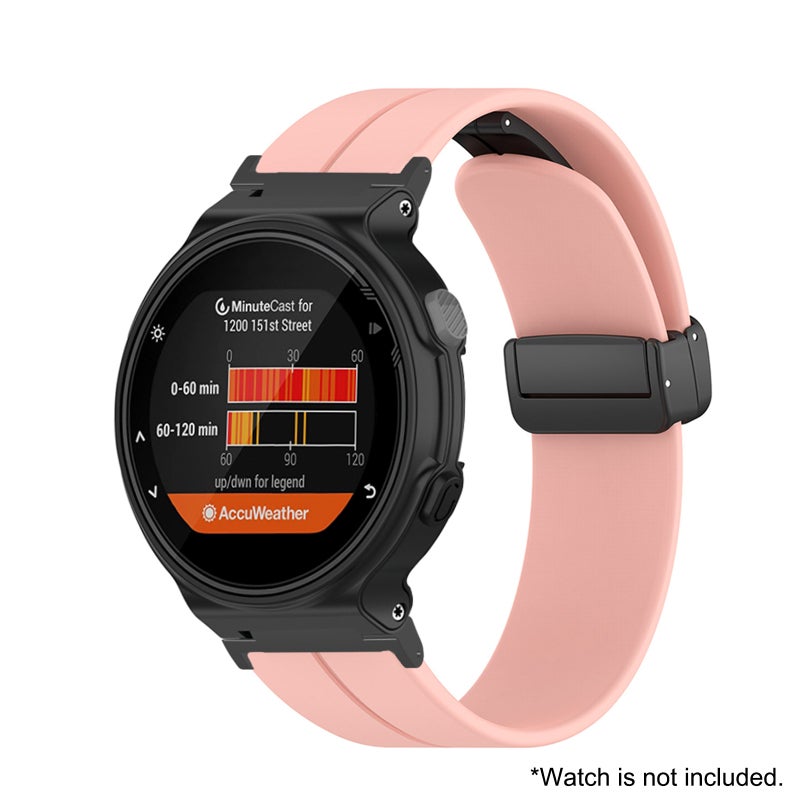 Smartwatch Adjustable Pink Strap: Comfortable Fit - Vibrant Color Personalized Look for Daily Wear, Style Matching & All Wrist Sizes - Image 3