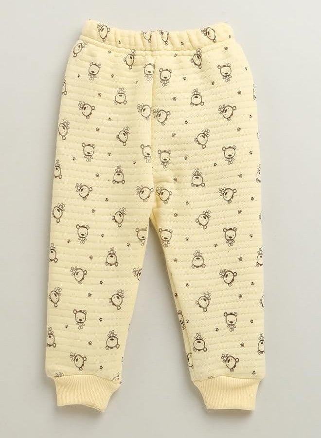 BUMZEE Boys Polyfill Regular Fit Winter Set Yellow - 12-18 Months (Peb10660D-ylw) - Image 4