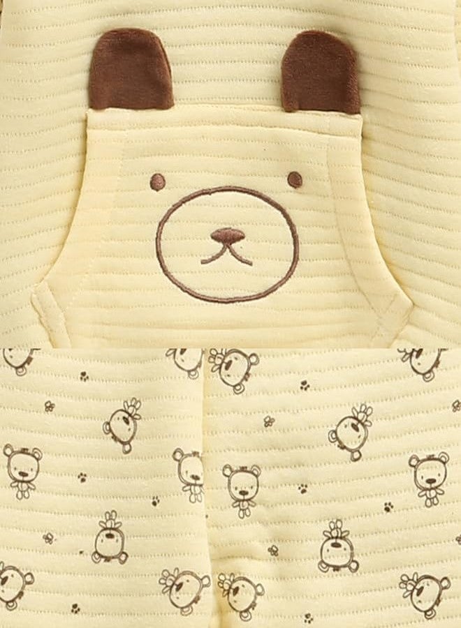 BUMZEE Boys Polyfill Regular Fit Winter Set Yellow - 12-18 Months (Peb10660D-ylw) - Image 5