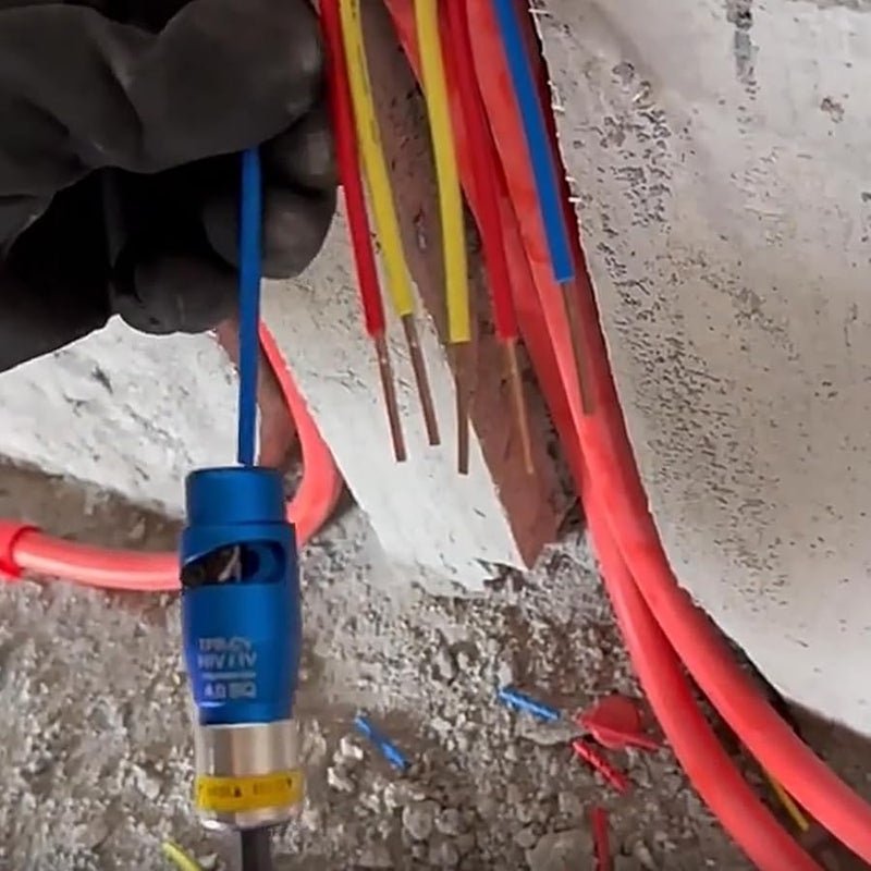 As Shown Color Electric Wire Twisting Tool with Quick Stripping Function for Power Drill Cable - Image 3