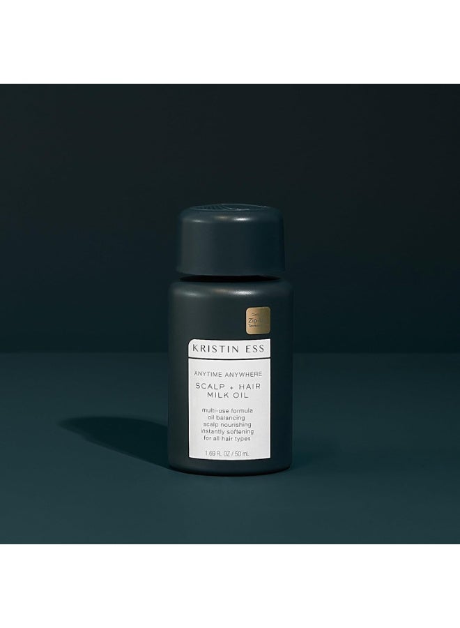 Kristin Ess Kristin Ess Anytime Anywhere Scalp + Hair Milk Oil, Hydrating for Damaged Hair, infused with Coconut Oil and Jojoba Oil, Castor Oil for Hair Growth - Image 4