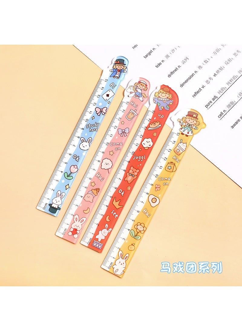 Generic - Cartoon Unique Ruler 15cm Student Art Measure Astros Series (Random) - Image 1