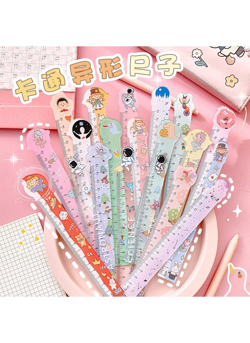 Generic - Cartoon Unique Ruler 15cm Student Art Measure Astros Series (Random) - Image 1