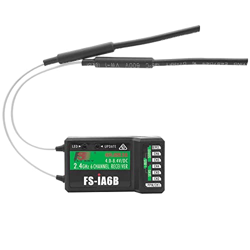 OGUNKE Flysky FSiA6B Receiver 6Channel 24G PPM Output with iBus Port Compatible Flysky FSi4 FSi6 FSi6X FSi10 Transmitter - Image 1