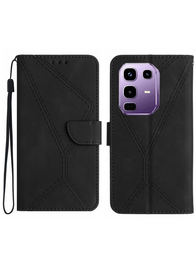 S-TOP Case For Infinix Note 50 Pro 4G / Note 50 4G Stitching Embossed Leather Phone Case - Image 1