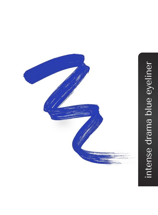 Bella Vita Organic BELLAVITA Intense Drama Waterproof Eyeliner, Blue, Matte Finish, Smudge-Proof, Fast-Drying, Felt Tip Applicator, Enriched with Biotin, 3.5 ml - Image 3