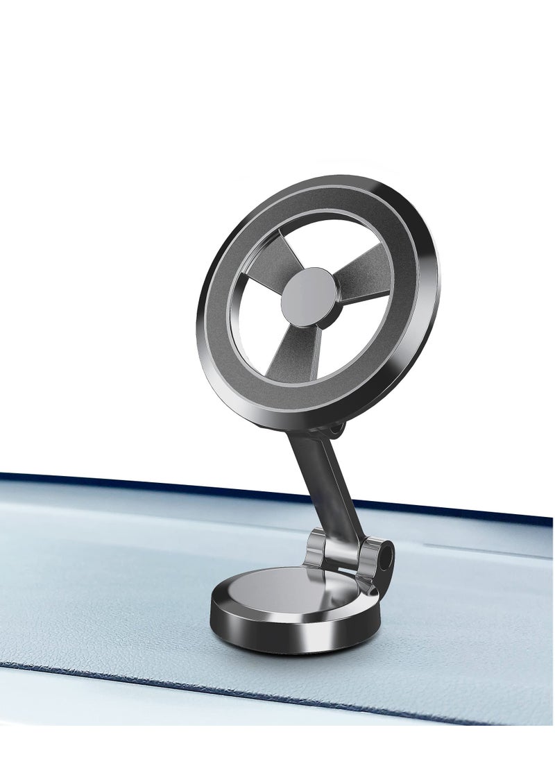 Magnetic Car Phone Holder for iPhone 14 13 12 Pro Max, Adjustable Dashboard and Air Vent Mount, Compatible with MagSafe Technology  - Image 1