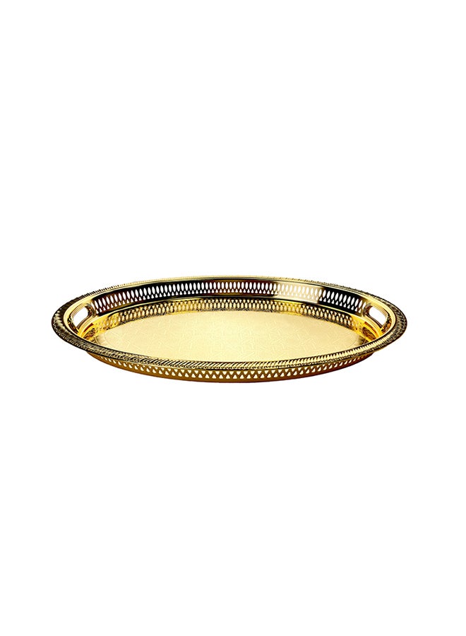 ZOLTEN Silverplated Medium Size Oval Tray - Image 1