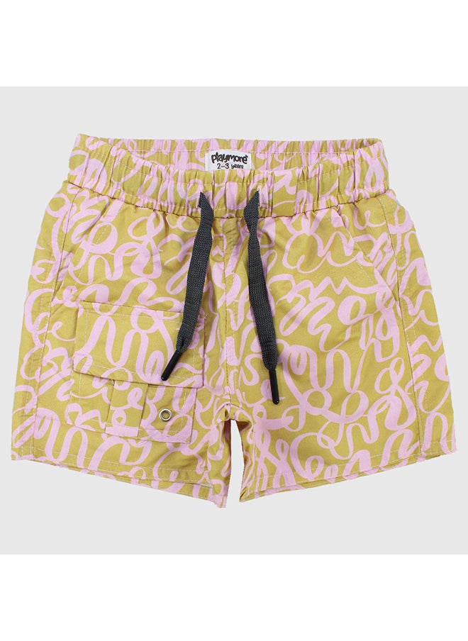 playmore Mustard Swim Suit  - Image 1