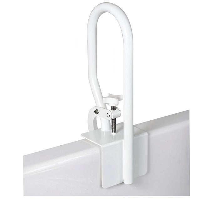 WHITE BATHTUB RAIL GRAB BARS FOR BATHROOM BATHTUBS SHOWERS SIDE HAND GRIP RAILING SUPPORT SHOWER HANDLE BATH TUB BAR CLAMPS FOR SENIORS ELDERLY