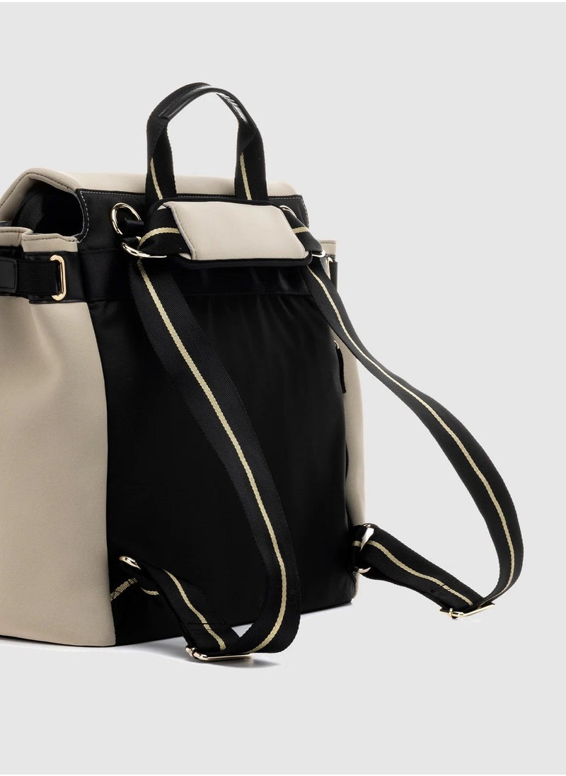 storksak St James Scuba Taupe with Gold  - Image 4