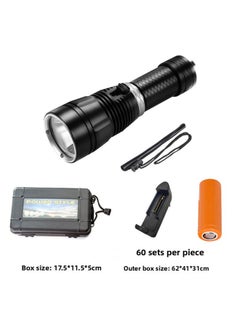 T6 Diving Flashlight Rechargeable Underwater Lighting Driving L2 Tactical Flashlight Aluminum Alloy Diving Lamp-Product Specifications:T6 Diving Flashlight+1*26650+charger+gift Box