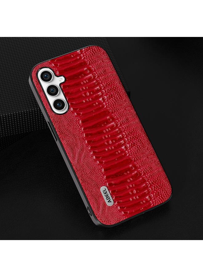 S-TOP Case For Samsung Galaxy S23 FE 5G ABEEL Genuine Leather Weilai Series Phone Case - Image 3
