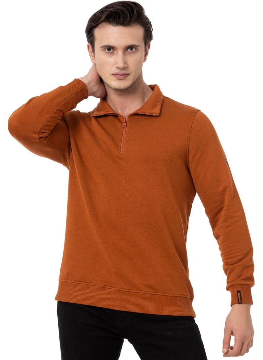 Scooter  Half Zipper Tile Men's Sweatshirt M1519TKR  - Image 1