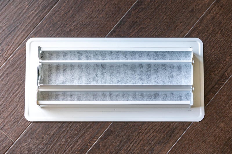 Duck Brand Air Vent Filters, Reduce Airborne Particles like Dust, Dander, Pollen and Trap Debris in your Ventilation System, Air Register Vent Filters for Home, 4 In. x 12 In., 12-Pack, White - Image 4