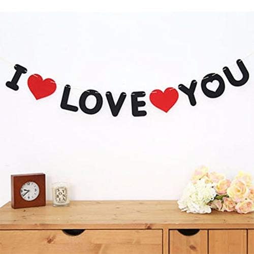 SOI Valentine Day Decoration Items - Pack of 33 Pcs | Valentines Decoration Items for Husband, Wife | Valentines Day Decoration | Love Decoration Items for Bedroom | I Love You Banner for Decoration - Image 3