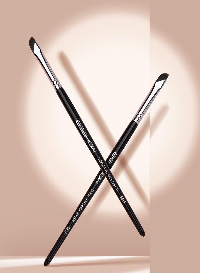 EIGSHOW Eyeliner Brush Gel Eyeliner Makeup Brush for Precise Eye Liner Eyebrow Eyelid Ultra Thin with Curved Bristle (E865 2Pieces) - Image 5