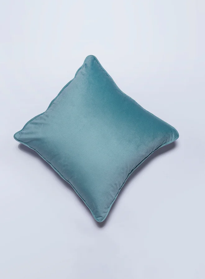 sanskrutihomes sanskrutihomes Blue Velvet Plain Cushion Cover