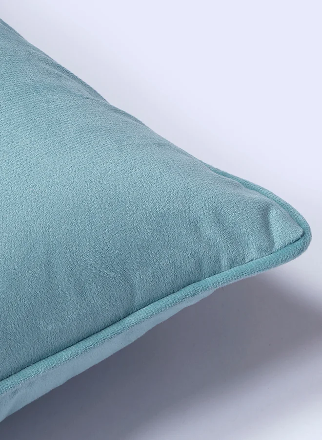 sanskrutihomes sanskrutihomes Blue Velvet Plain Cushion Cover