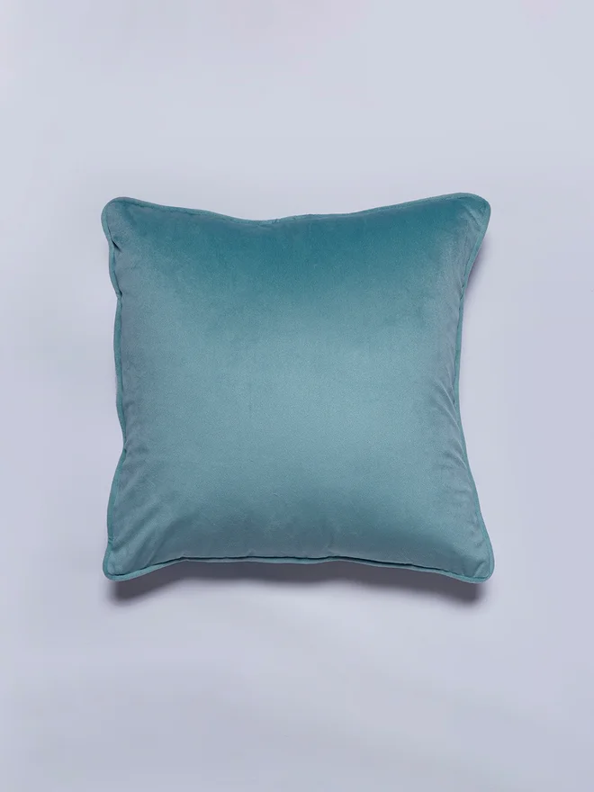 sanskrutihomes sanskrutihomes Blue Velvet Plain Cushion Cover
