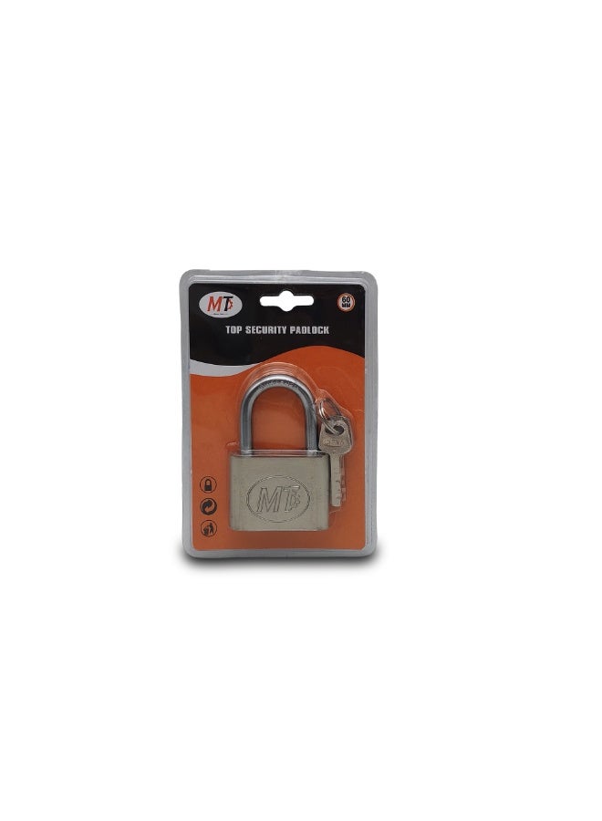 60mm Chrome Safety Lock – Durable, High Quality, Rust Resistant - Image 1
