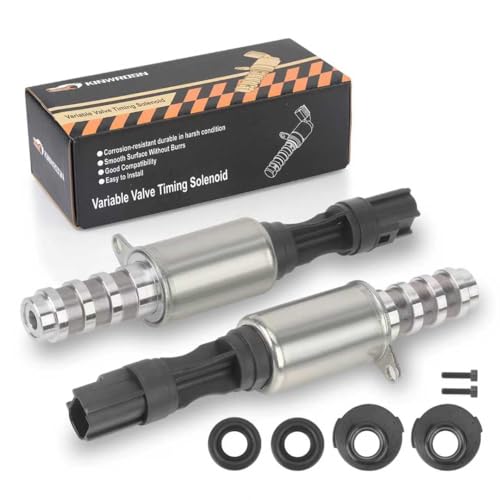 Kinwrdsn Camshaft Position Actuator Solenoid Variable Valve Timing Solenoid Kit Compatible with Ford Lincoln and Mercury Expedition F150 F250 F350 F450 3V 46L 54L Replace for 8L3Z6M280B - Image 1