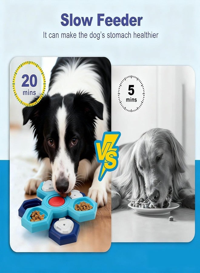 spicssa Dog Slow Feeder - Interactive Dog Food Puzzle Toy, Treat Maze Game for Dogs & Cats, Mental Stimulation & Boredom Relief, Adjustable Difficulty Pet Enrichment Toy (Two Layers) - Image 4