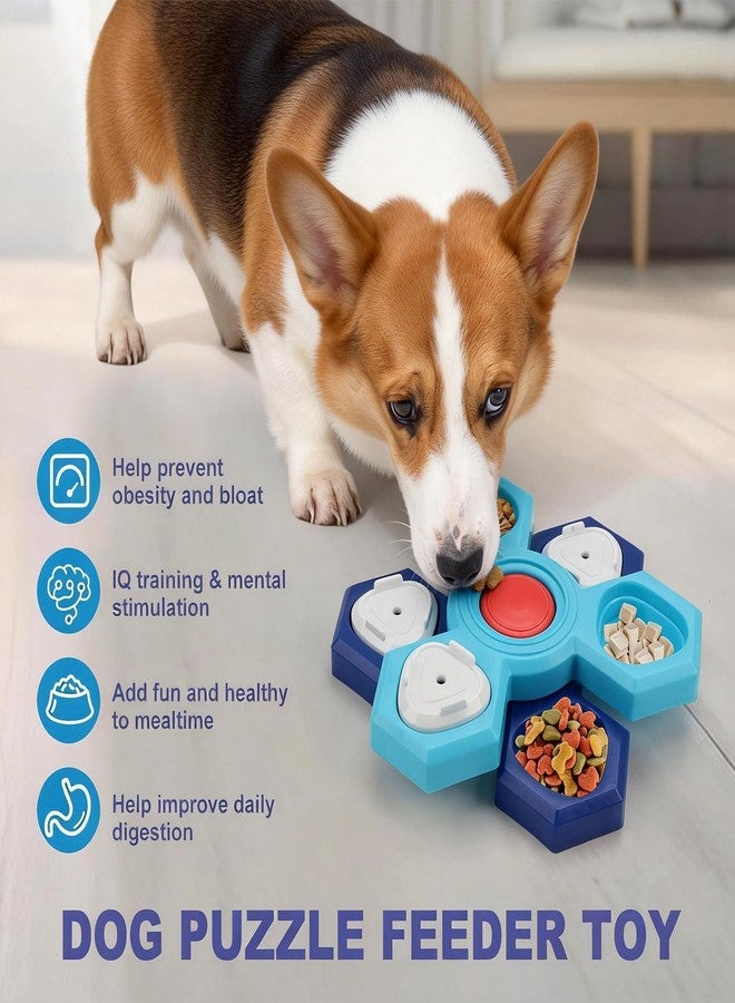 spicssa Dog Slow Feeder - Interactive Dog Food Puzzle Toy, Treat Maze Game for Dogs & Cats, Mental Stimulation & Boredom Relief, Adjustable Difficulty Pet Enrichment Toy (Two Layers) - Image 5