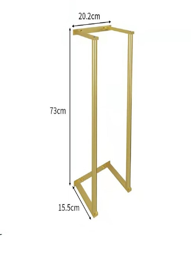YWHWLX Bathroom Towel Rack for Rolled Towels, Wall Mounted Towel Storage Rack for Bathroom Organization, Stainless Steel Towel Storage Holder Can Holds Up to 6 Large Bath Towels (Gold) - Image 2