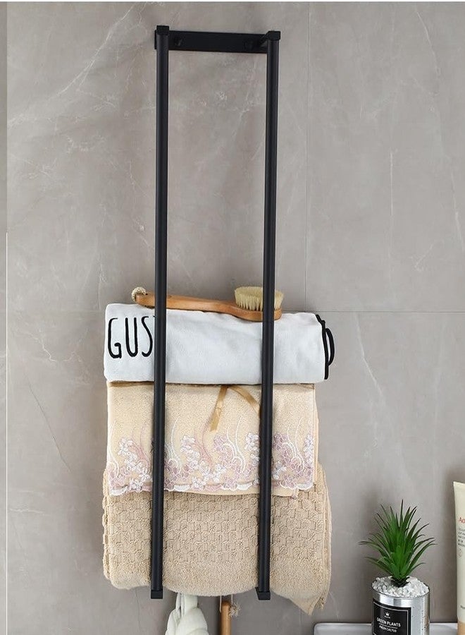 YWHWLX Bathroom Towel Rack for Rolled Towels, Wall Mounted Towel Storage Rack for Bathroom Organization, Stainless Steel Towel Storage Holder Can Holds Up to 6 Large Bath Towels (Gold) - Image 5