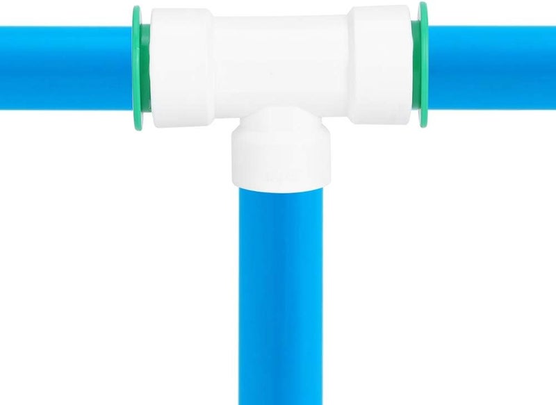 PPR Plastic PushIn Water Pipe Tee Connector 32mm with 3/4 Female Thread - Durable Plumbing Fitting, Quick Insert Connection, Ideal for Home Improvement - Image 5