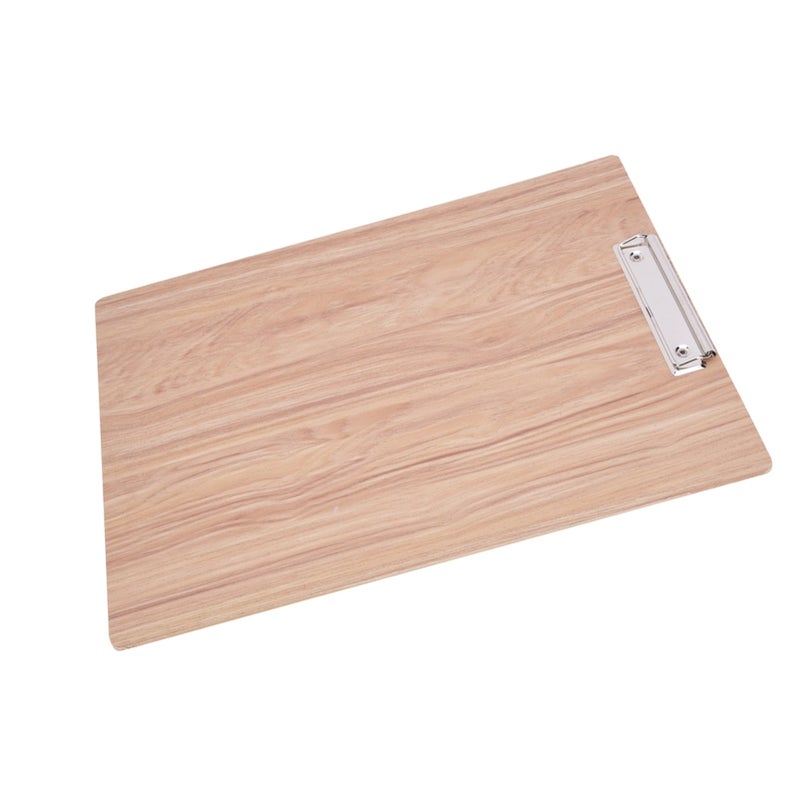 8K Wooden Sketching Clipboard Metal Clip Art Student Drawing Writing Board - Image 1