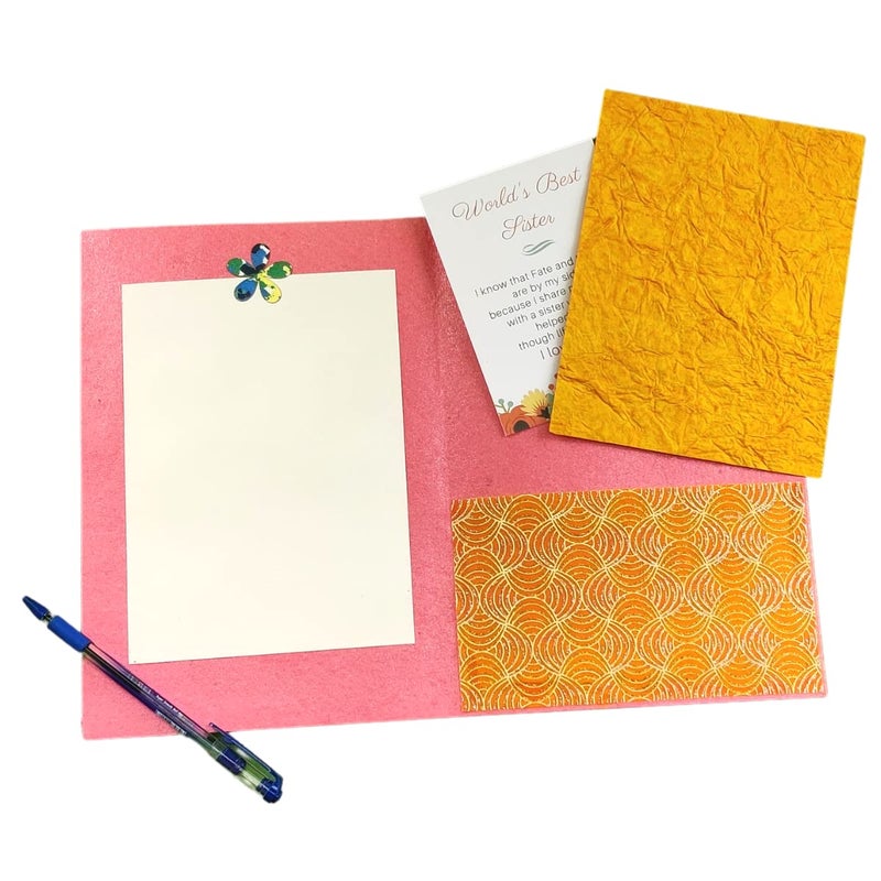 Generic Natal Crafts handmade Happy Birthday greeting card for your loving sister | Special birthday gift for sister (card size: 7 inch x 10 inch)  - Image 4