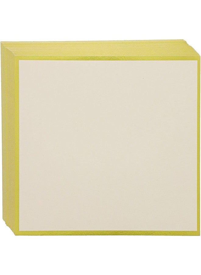 Sustainable Greetings 48 Pack Blank Invitation Cards and Envelopes Gold Foil Border 5 x 7 Inches - Image 4