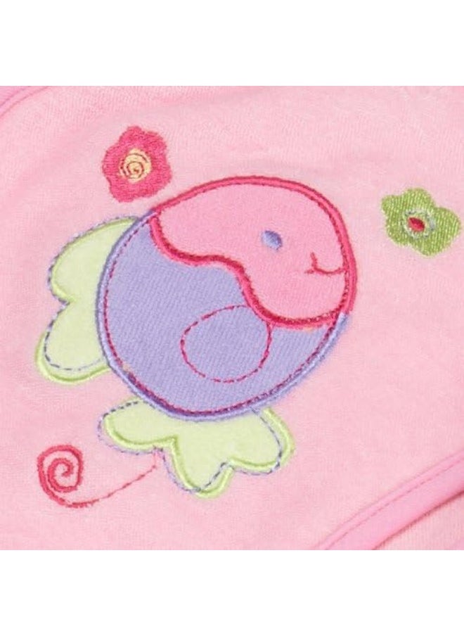 Spasilk Spasilk 3 Pack Soft Terry Hooded Towel Set, Pink  - Image 2