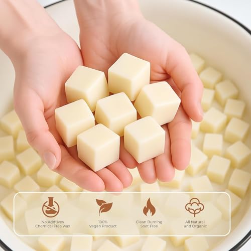 Floryn Decor® - 100% Pure Soy Wax for Candle Making | Natural Soy Wax | Vegetable Wax for Candle Making (Pack of 1 Kg) - Image 2