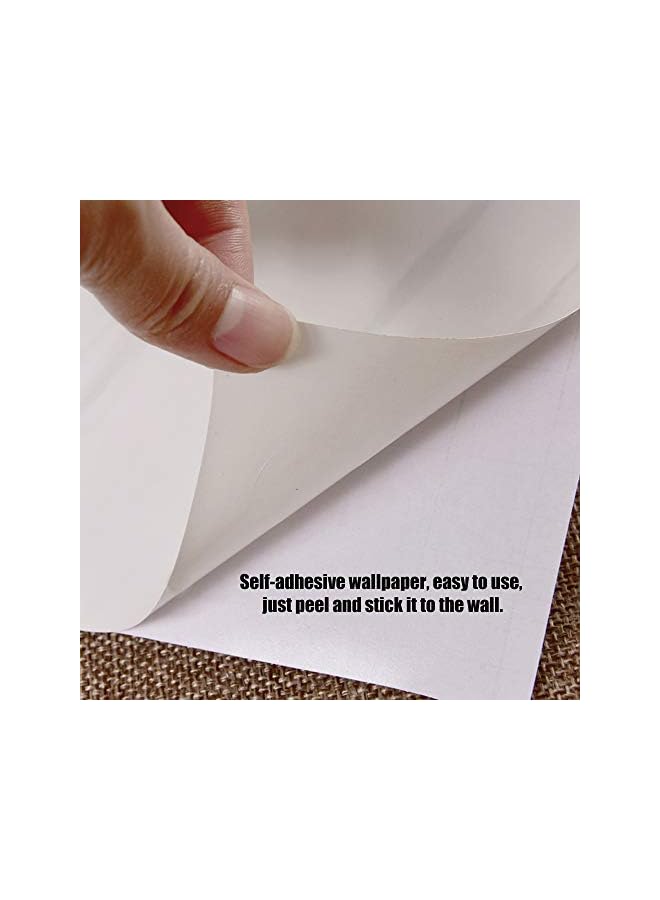 Zaboon ملصقات حائط PVC ذاتية اللصق مقاومة للماء قابلة للإزالة بنمط الرخام لغرفة المعيشة والحمام والمطبخ 5م × 60سم - Image 4