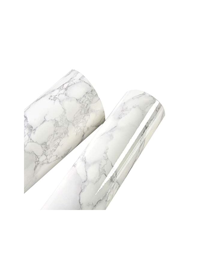 Zaboon ملصقات حائط PVC ذاتية اللصق مقاومة للماء قابلة للإزالة بنمط الرخام لغرفة المعيشة والحمام والمطبخ 5م × 60سم - Image 3