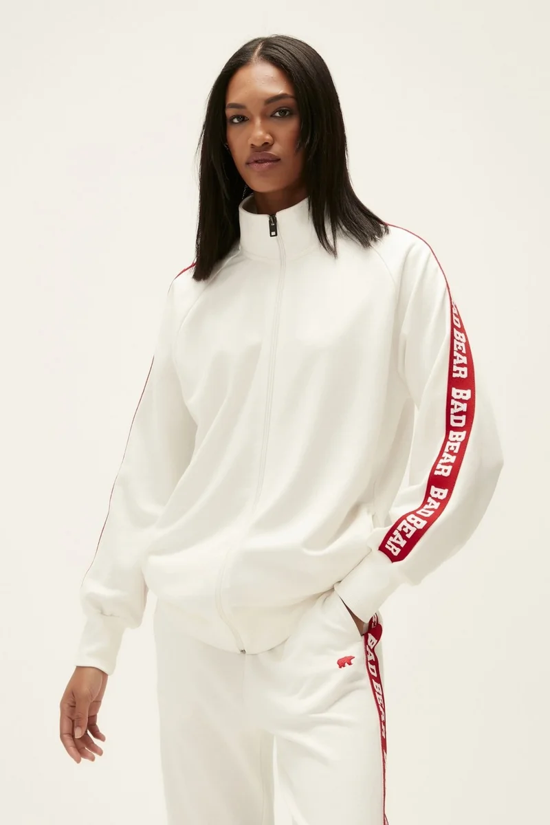 باد بير Women's Off-White Sweatshirt Full Zip