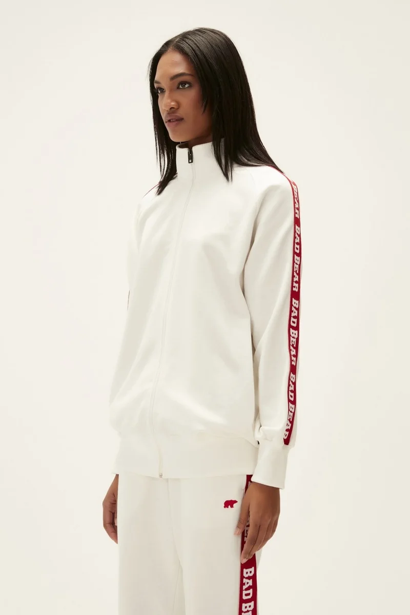 باد بير Women's Off-White Sweatshirt Full Zip