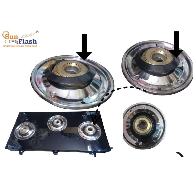 SUN FLASH O-Rings Gas Stove Replacement Parts Set, 3 Sizes | Stoves Black Gas Stove Rings, Suitable For All Brand Manual Ignition Gas Stoves (SF_oring_3_88) - Image 5