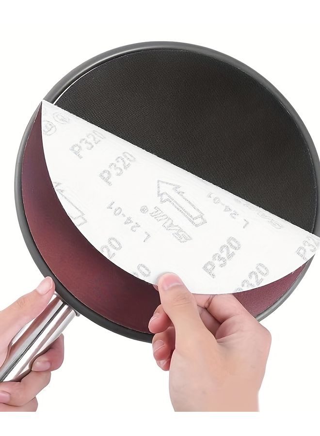 9 Inch Blue Drywall Sander With 5 Sandpaper Pads 360 Rotating Head - Image 3