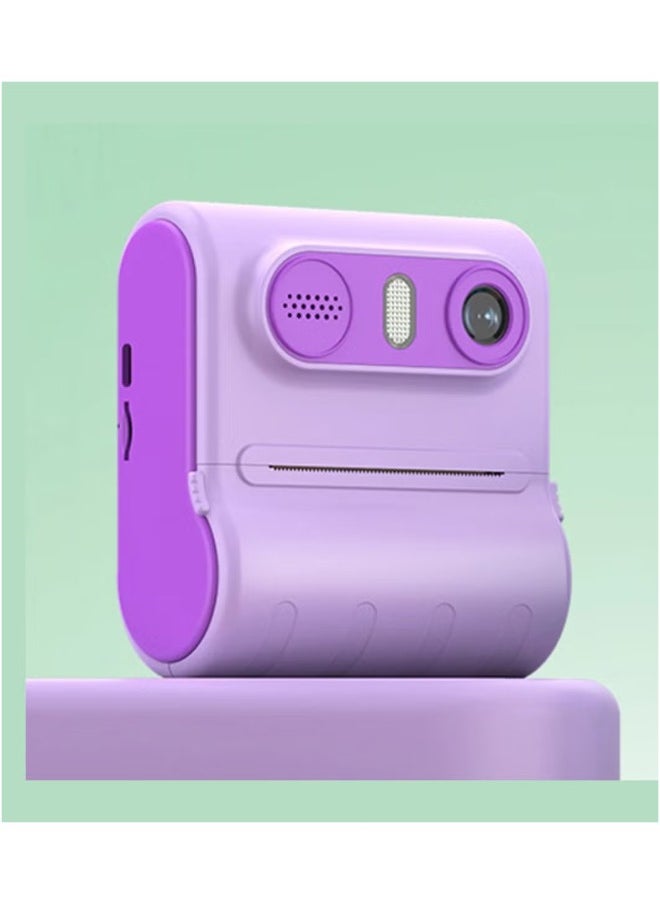 Generic "46MP Kids Camera with Instant Print Thermal Printer & 32GB SD Card – Full HD, 2.4-Inch Eye Protect Screen, Purple"  - Image 2