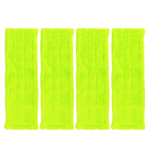 SavStor وسادات ممسحة ميكروفايبر قابلة للتبديل متوافقة مع ممسحات الأرضية 3 M ScotchBrite M005 قابلة لإعادة الاستخدام مجموعة 4 قطع باللون الأخضر - Image 2