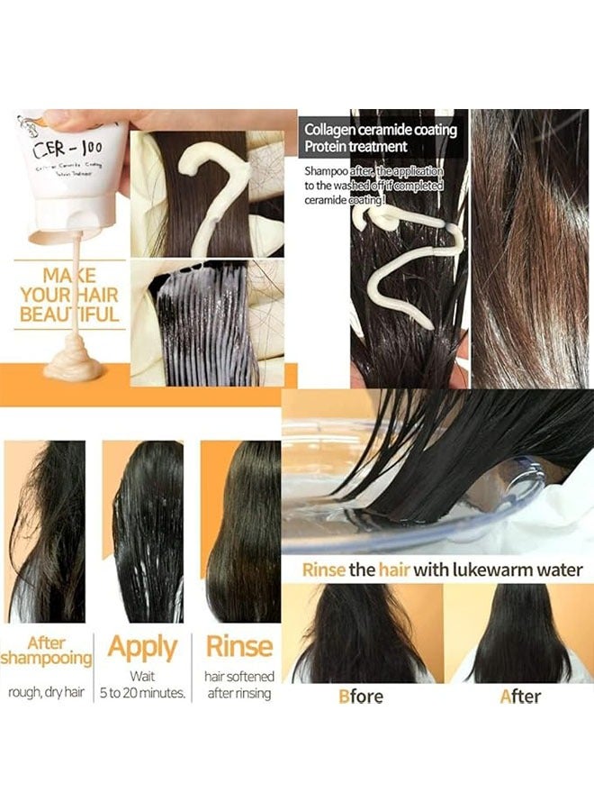 إليزافيكا سيرز 100 بروتين الكولاجين المغلفة ايون حقن كريم الشعر - Image 4