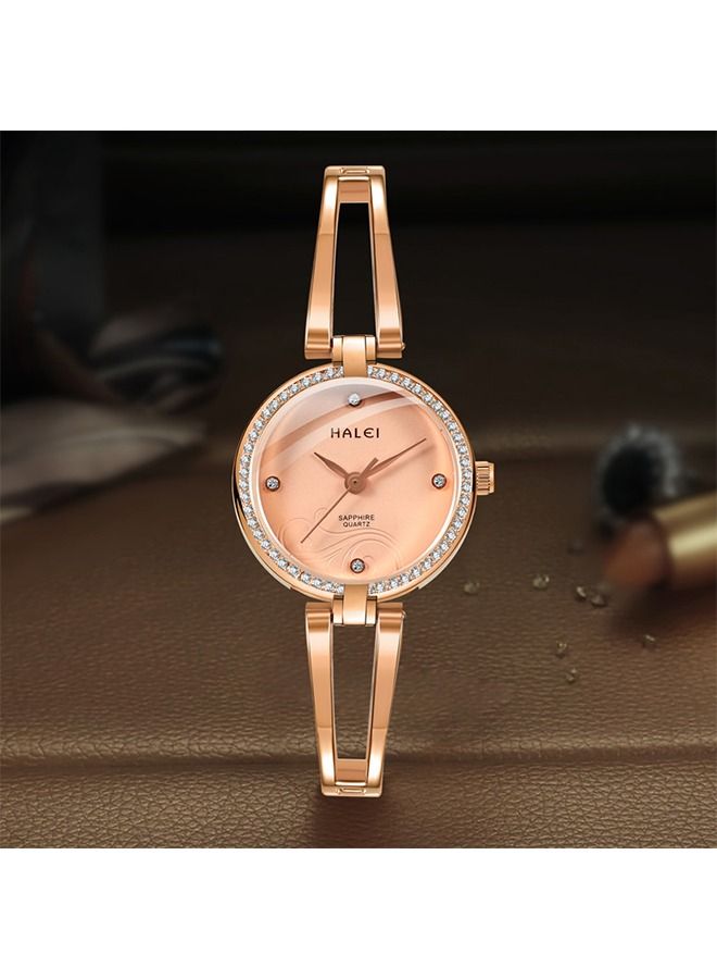 HALEI Harley 5016 Light Luxury Ladies Bracelet Watch - Image 3