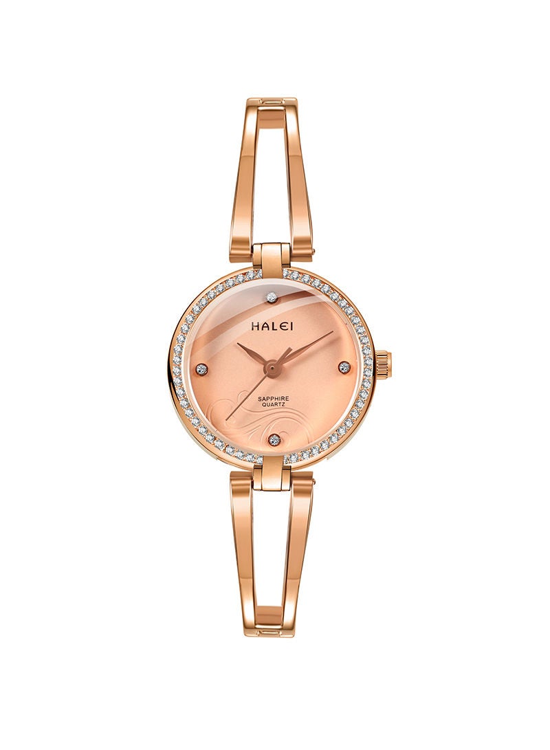HALEI Harley 5016 Light Luxury Ladies Bracelet Watch - Image 4
