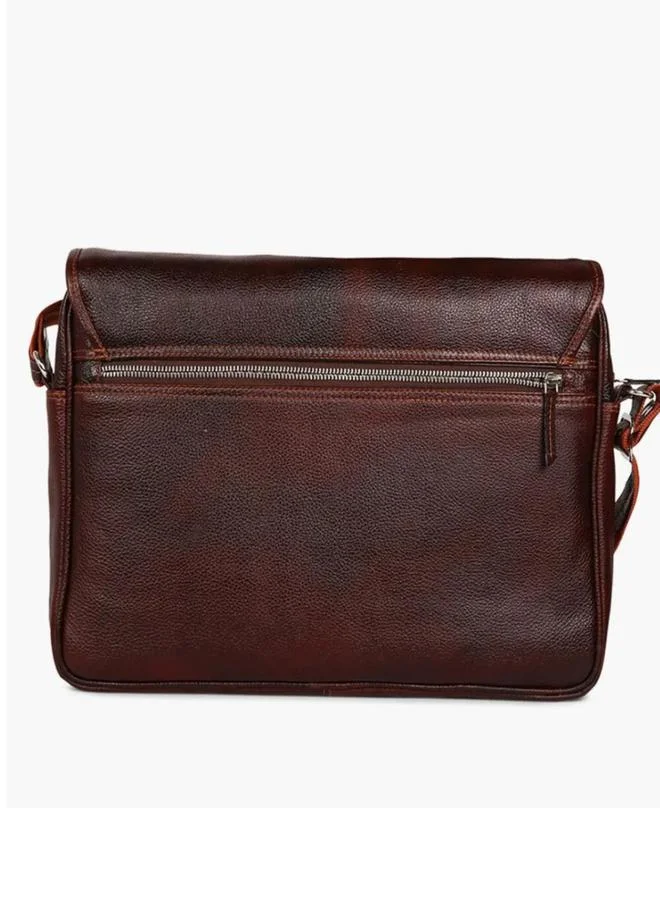 Tortoise شنطة لابتوب جلد مع إبزيم غلق