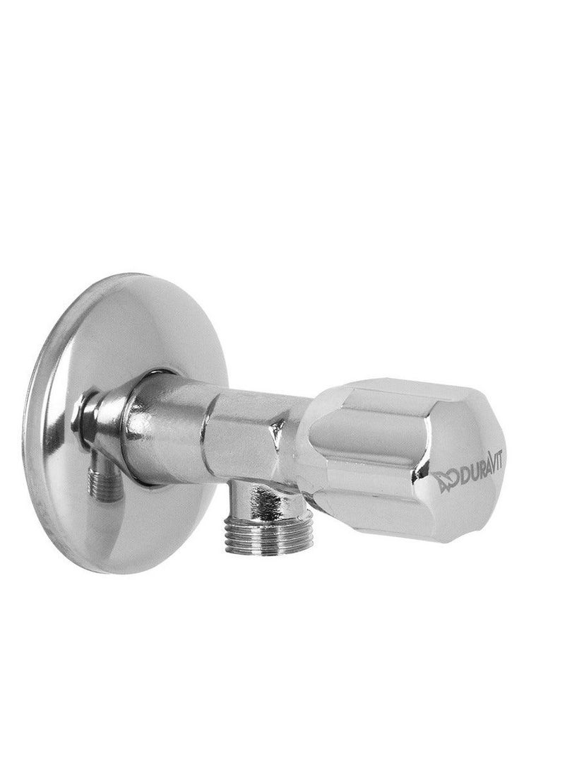 Duravit Angle Valve Xx0670004E10, Size 1/2 X 3/8 Inch, Color Chrome From Duravit