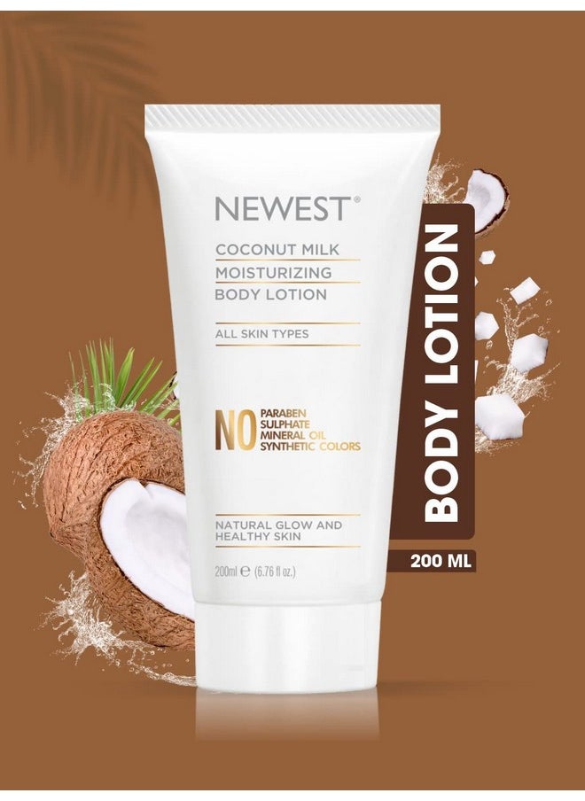 NEWEST Natural Coconut Milk Body Lotion For Men And Women Advansed Deep Nourish And Deeply Moisturize 200Ml  - Image 4